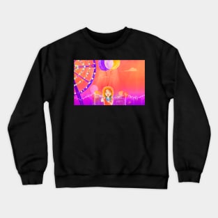 Summer Vibes by Leila Charafeddine Crewneck Sweatshirt